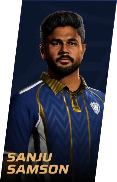 Official eCricket player cutout: Sanju Samson